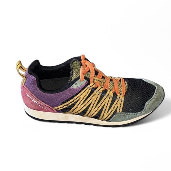 Merrell Alpine Sneaker Sport Trail Multicolor Men’s Colorblock Mesh‎ Suede 7.5 - Picture 1 of 15